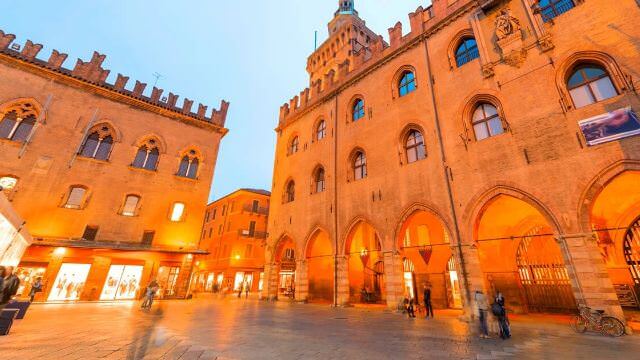 Bologna is a vibrant and bustling city full of arts, shopping, cafes, and music. 